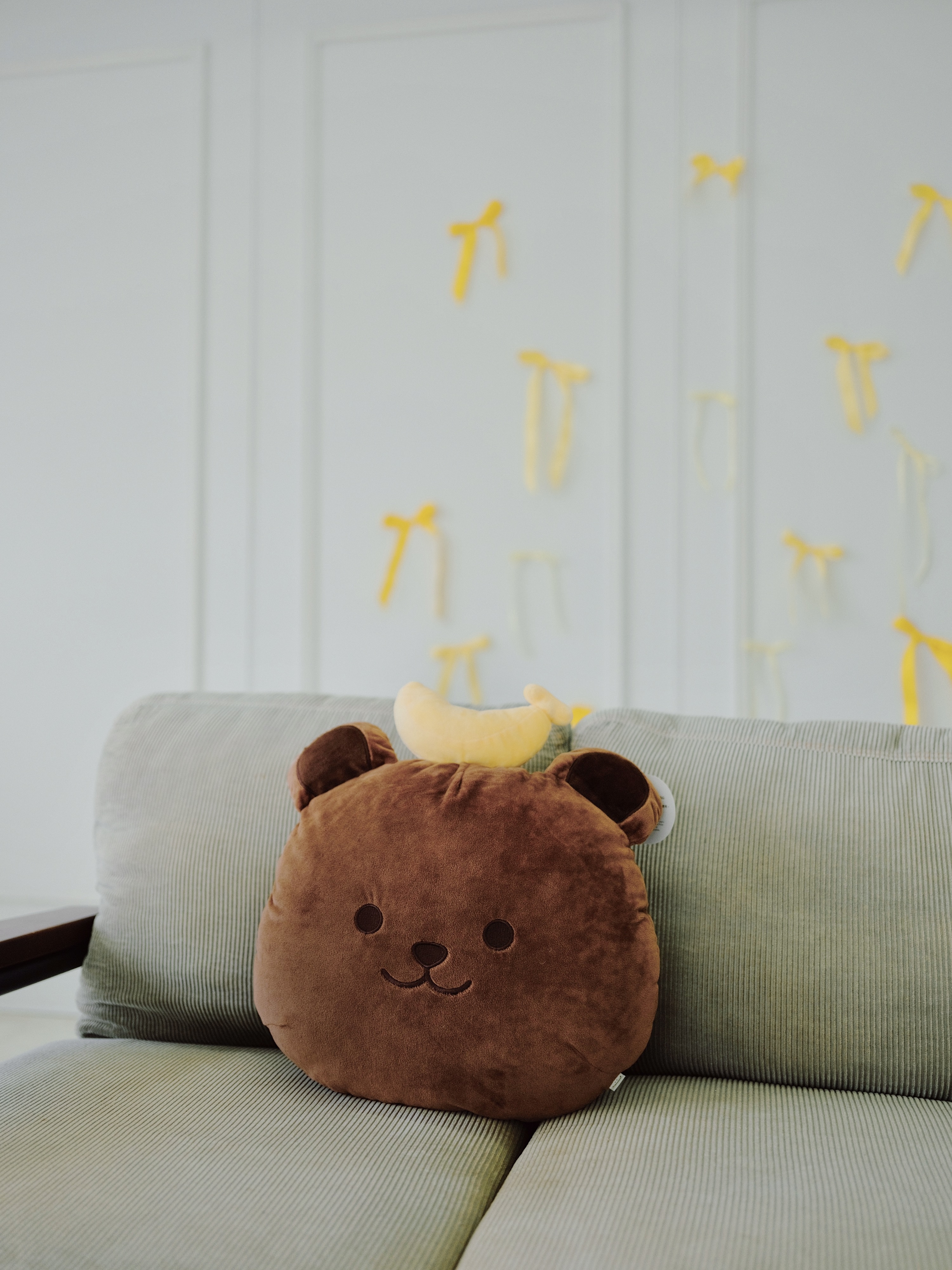13周年限定🍌 / 軟綿綿香蕉小熊抱枕 / Fluffy Banana Bear Cushion