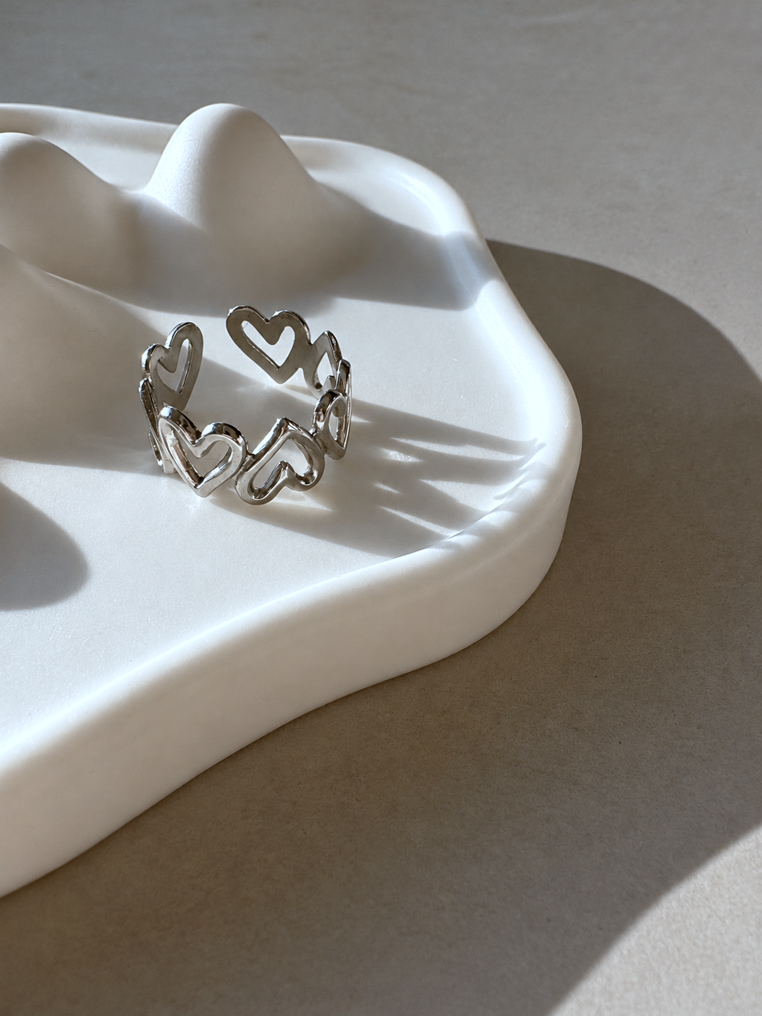 heart eternity ring