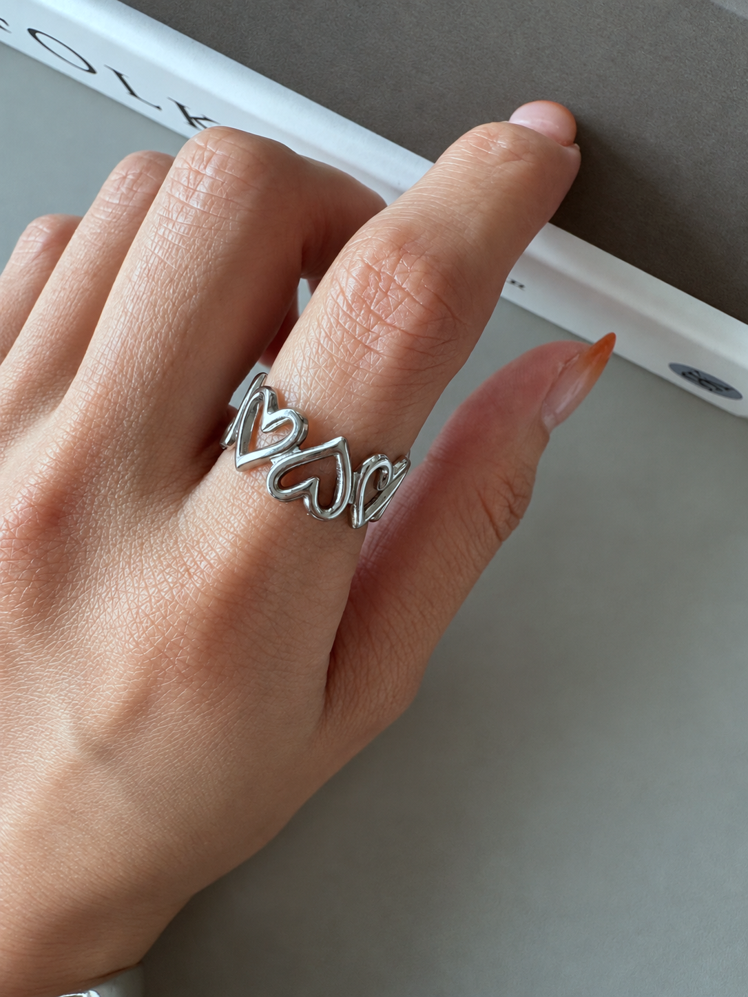heart eternity ring