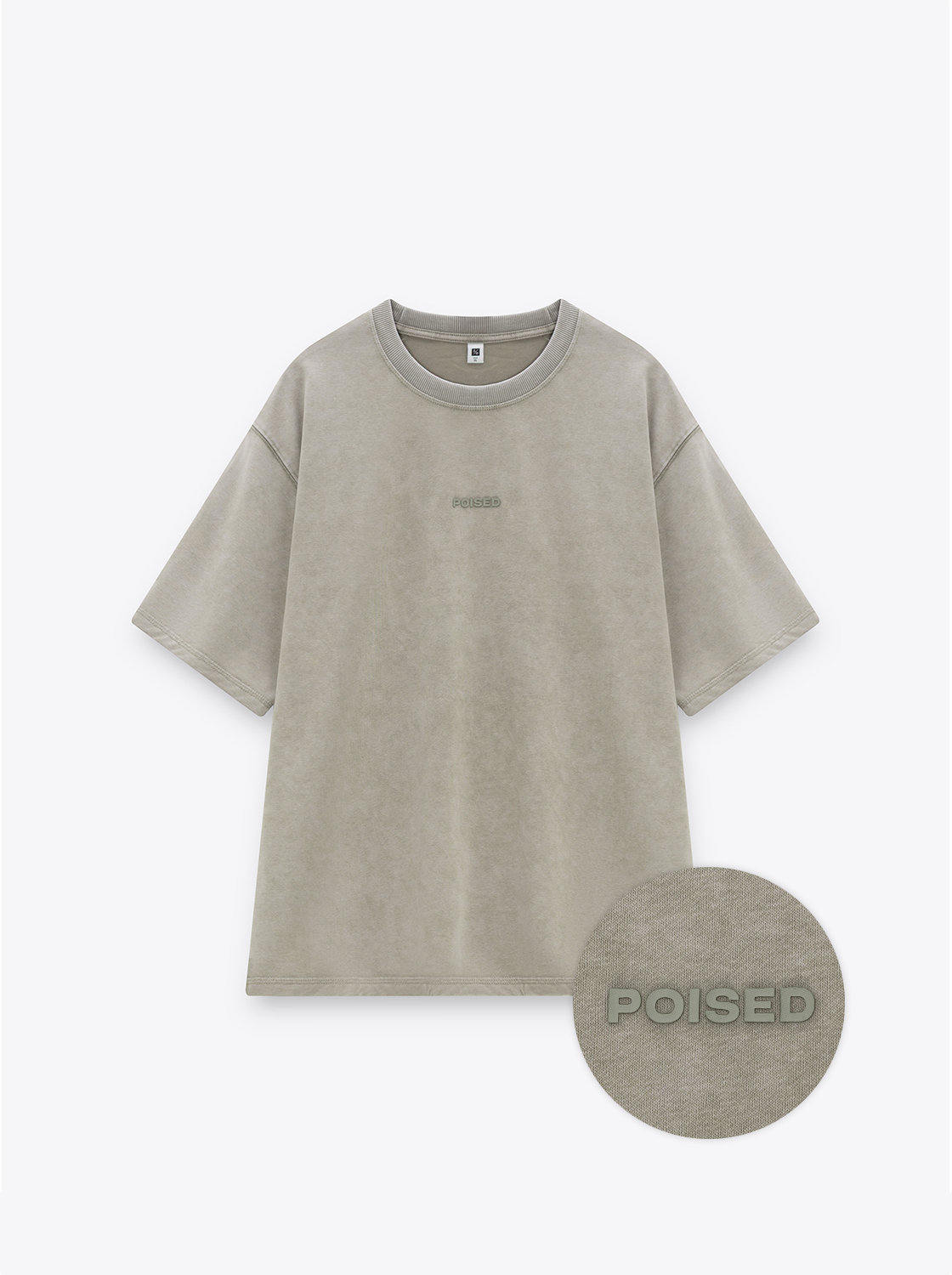 標語印花水洗TEE