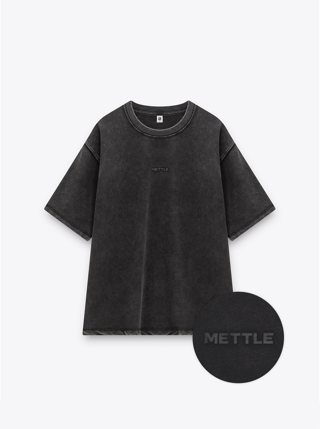 標語印花水洗TEE