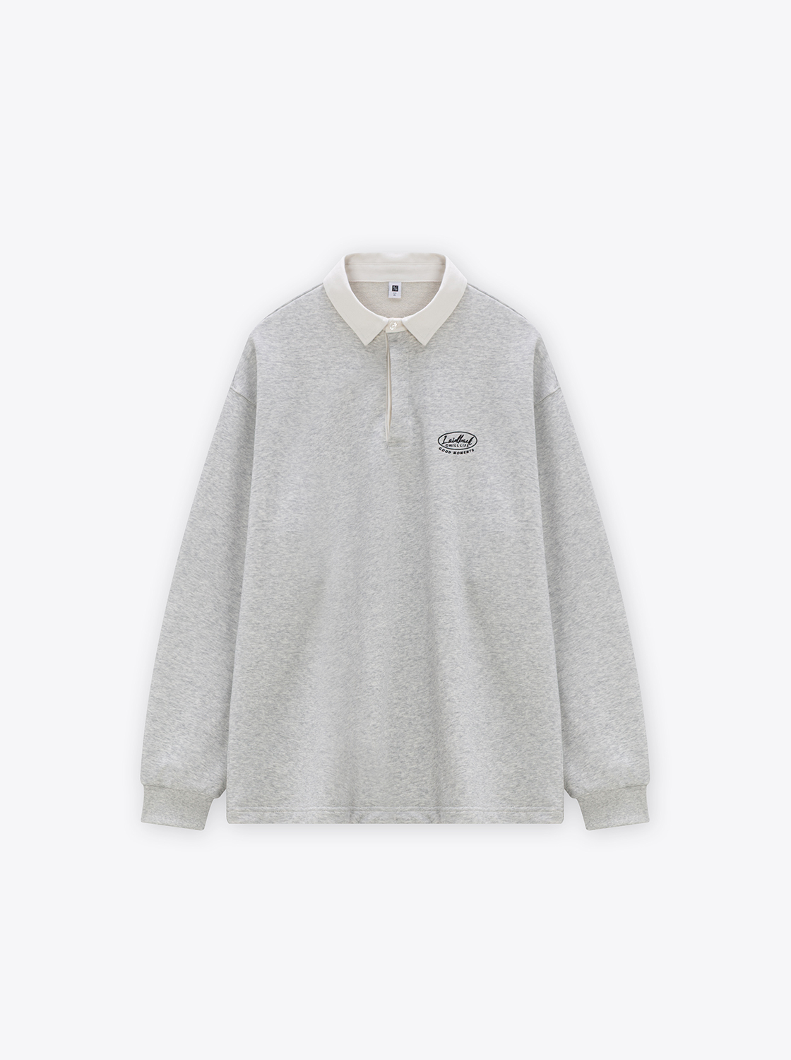 簡約撞色領開釦大學TEE