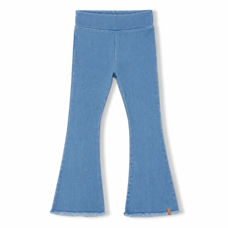 （預購）NIXNUT 下襬抽鬚喇叭牛仔褲 DENIM FLARED - JEANS