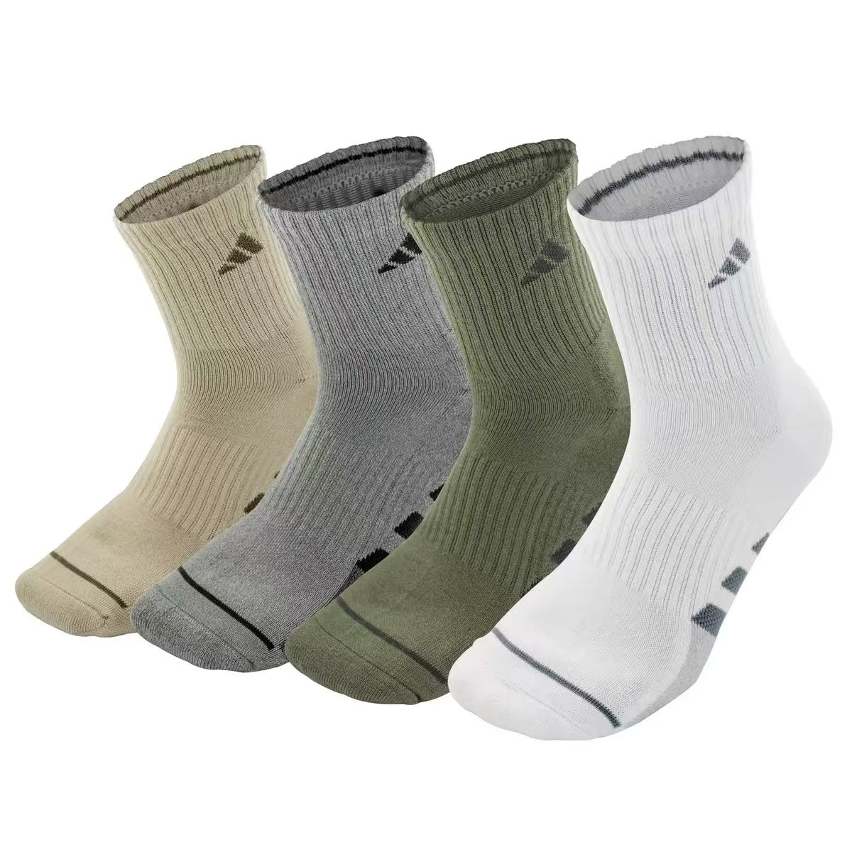 【預購】JM101305 Adidas 厚底中筒襪 (4對裝 )