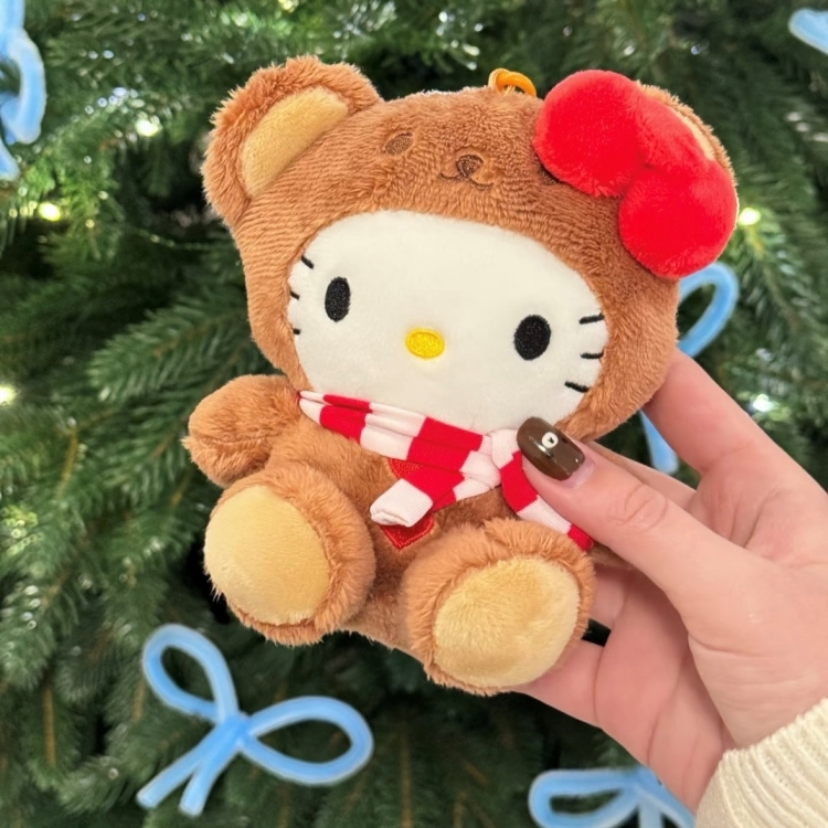 韓國 SANRIO 三麗鷗 Hello Kitty 50週年限定熊熊掛飾 13cm