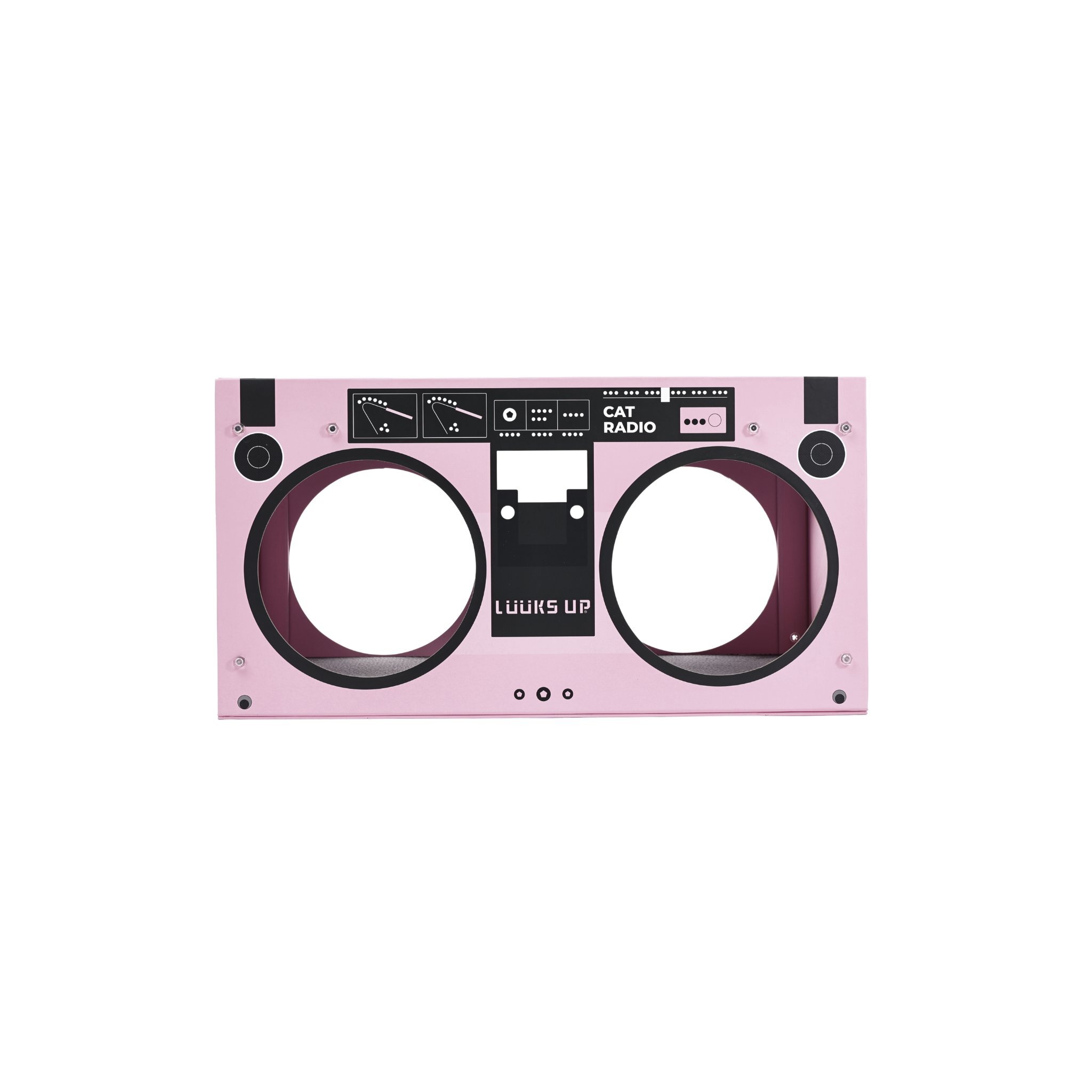 M-Pets 貓抓板．LUUKS UP 老式錄音機貓屋