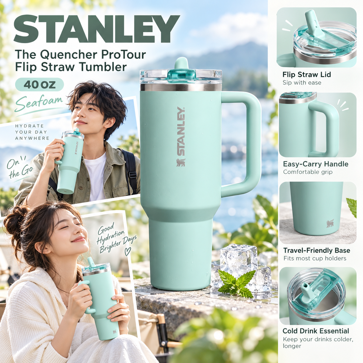 【預購】STANLEY N101309 The Quencher ProTour 隨行保溫杯 (1183ml)