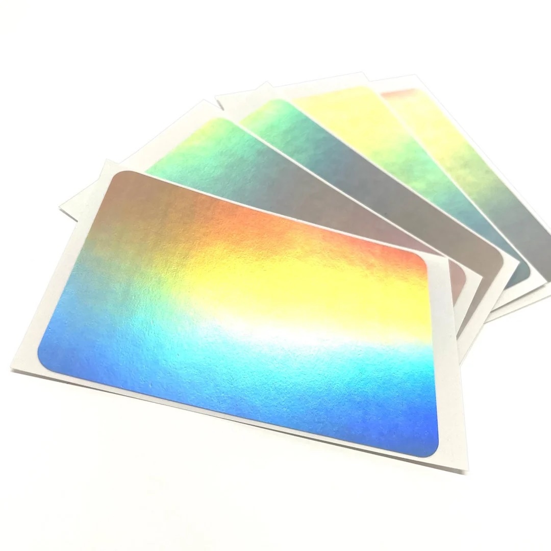 FADEBOMB Plain hologram eggshell sticker