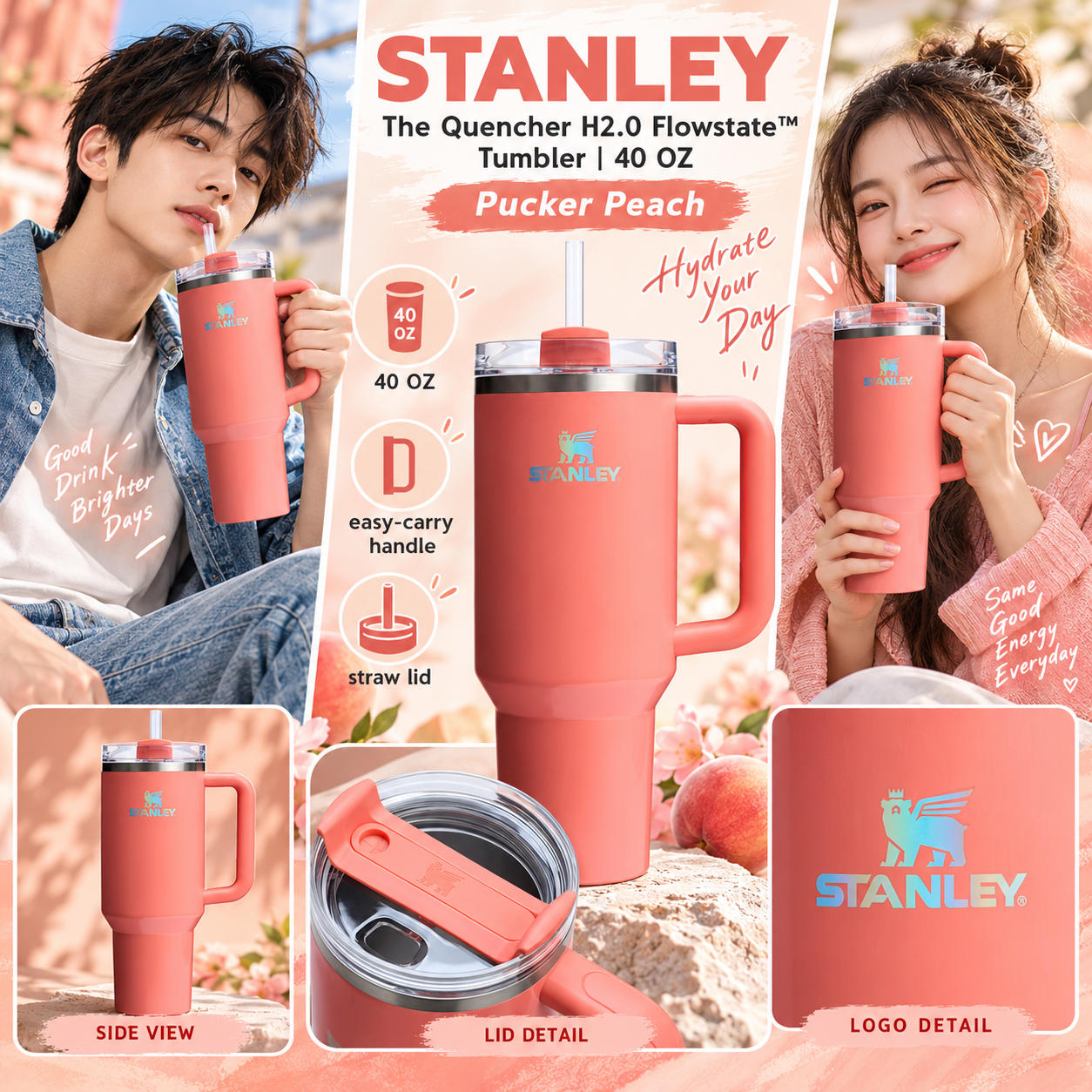【預購】STANLEY N101310 The Quencher H2.0 Flowstate™ 隨行保溫杯 (1183ml)