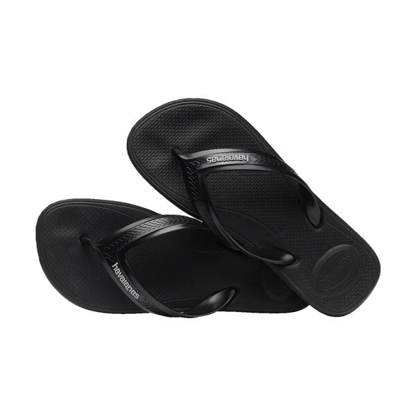 哈瓦仕 HAVAIANAS TOP MAX COMFORT 黑色 人體工學 支撐 寬帶 防水 防滑 夾腳 人字拖 拖鞋【4148608-0090M】
