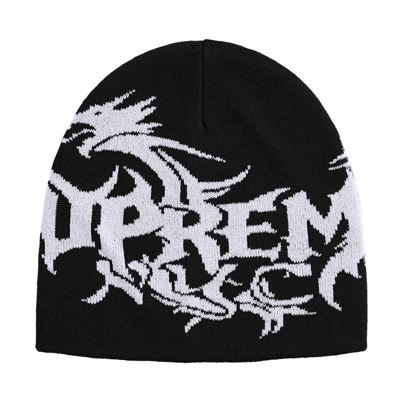 Supreme Dragon Beanie 龍毛帽 帽子 黑色 FW26BN60-BK [台灣現貨]