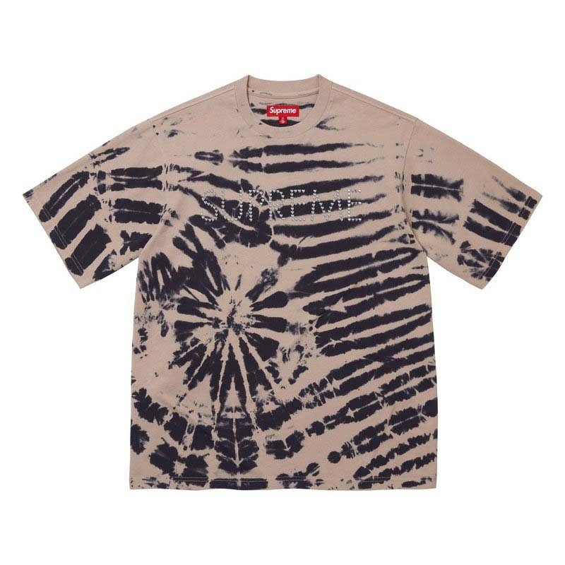 Supreme Hearts Studded S/S Top 愛心貼花 短袖上衣 紮染棕色 FW26KN53-TE [台灣現貨]
