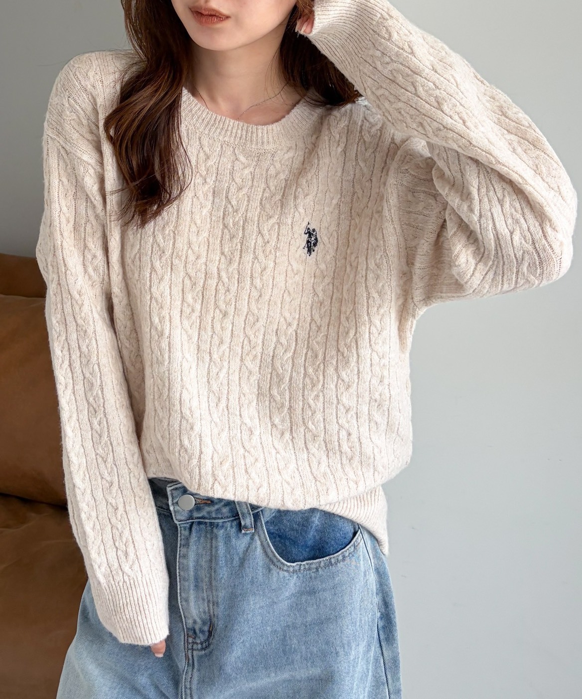 <日本折扣季🌟>U.S. POLO ASSN. 麻花毛衣