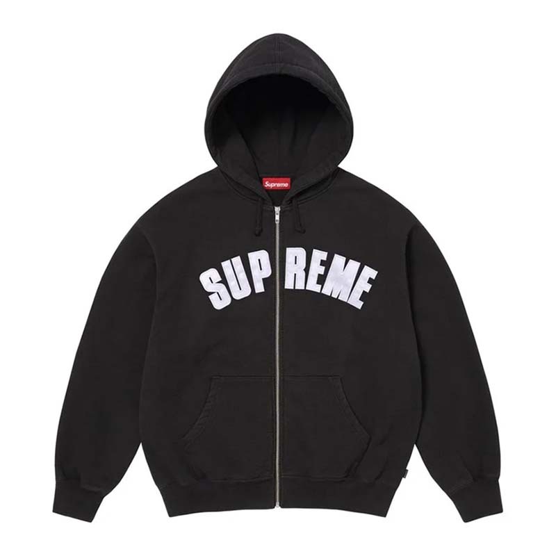 Supreme Larry Clark Zip Up Hooded Sweatshirt 連帽外套 黑色 FW26SW44-BK [台灣現貨]