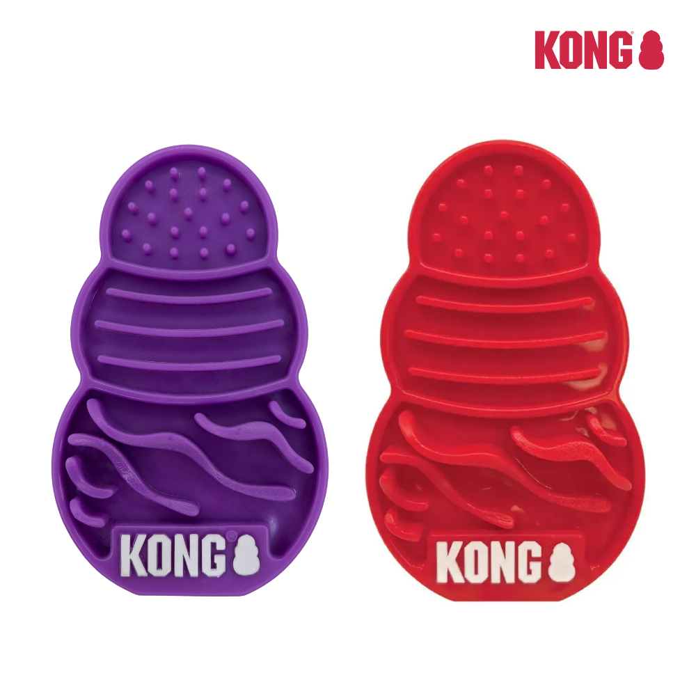 KONG | 多功能狗狗舔食慢食盤/多功能貓咪舔食慢食盤
