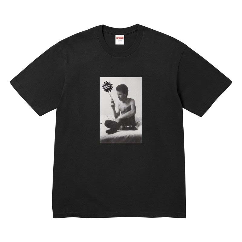 Supreme Larry Clark Gun Tee 人像 短袖上衣 黑色 FW26T52-BK [台灣現貨]
