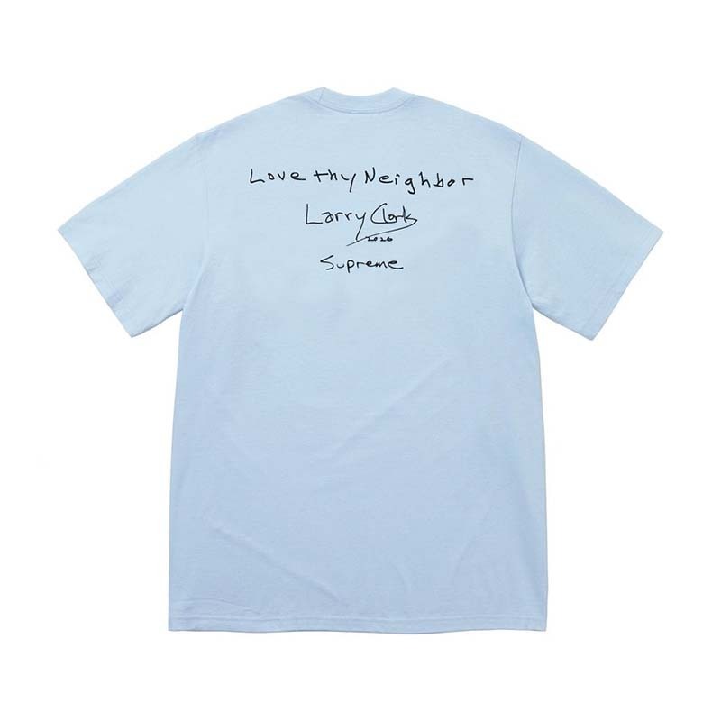 Supreme Larry Clark Neighbor Tee 人像 短袖上衣 粉藍色 FW26T53-PE [台灣現貨]