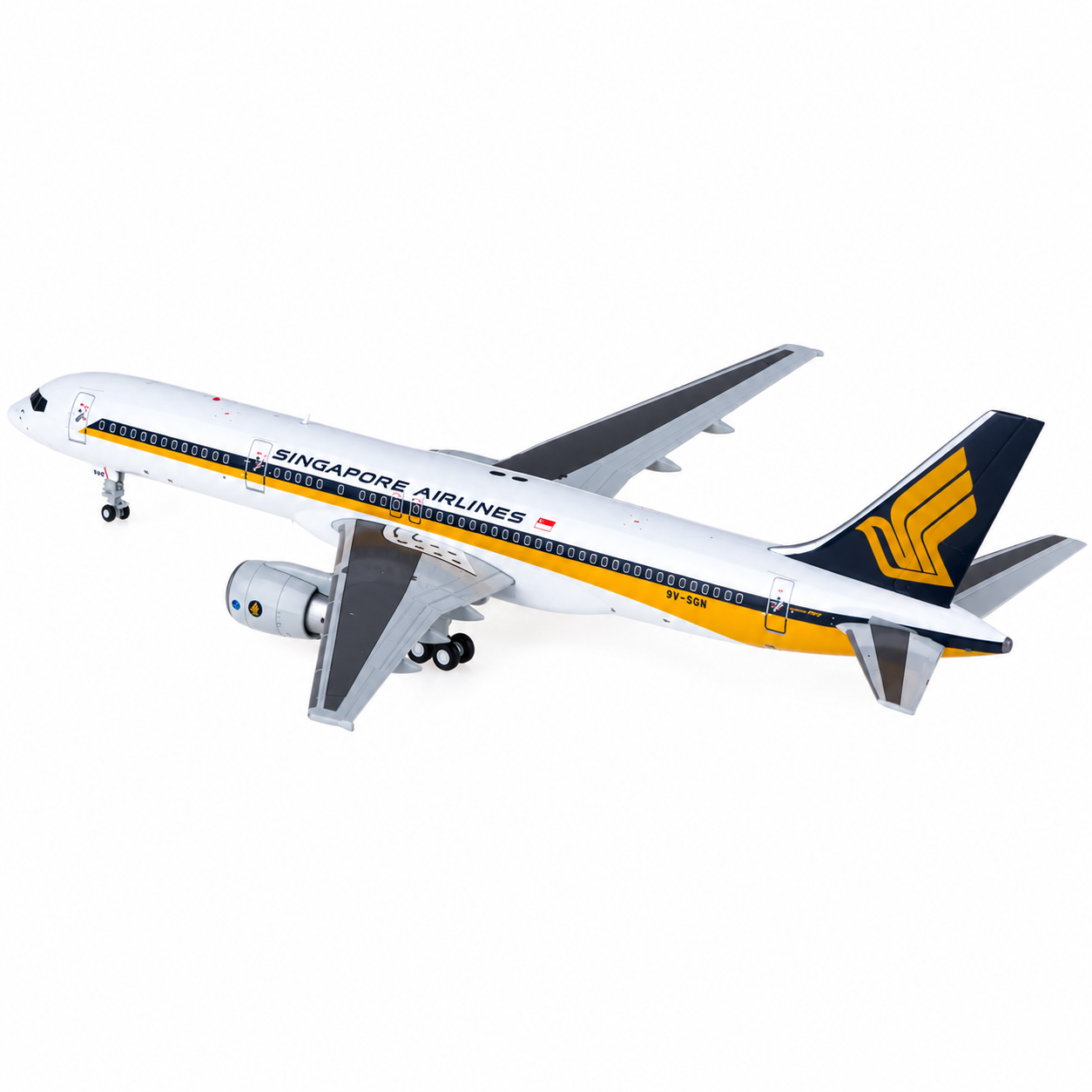 JC wings 1/200 新加坡航空 波音757-200 9V-SGN 標準塗裝