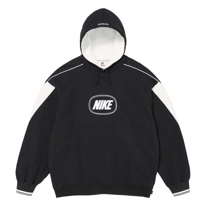 Supreme x Nike Hooded Sweatshirt "Black" 聯名 連帽上衣 帽T 黑色 IO8320-010 [台灣現貨]