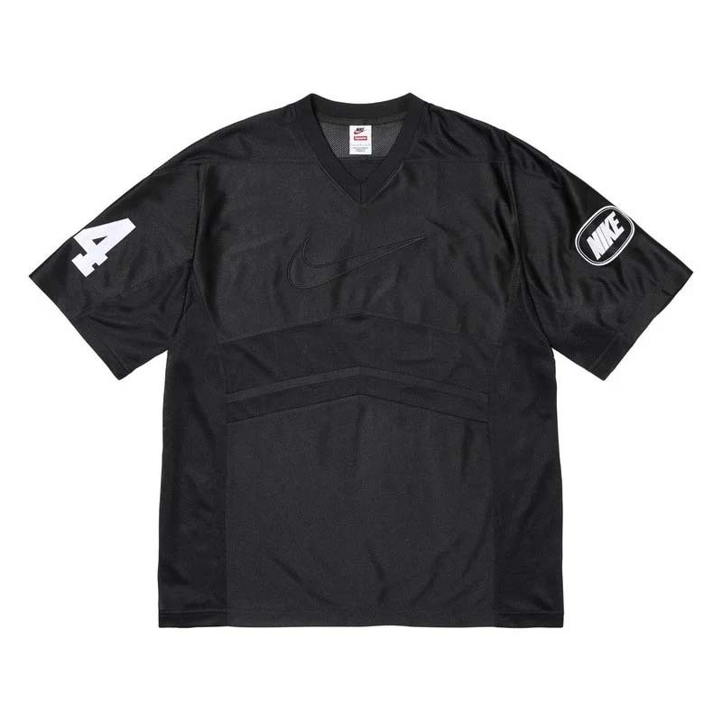 Supreme x Nike Football Jersey "Black" 足球衣 短袖上衣 黑色 IO8763-010 [台灣現貨]