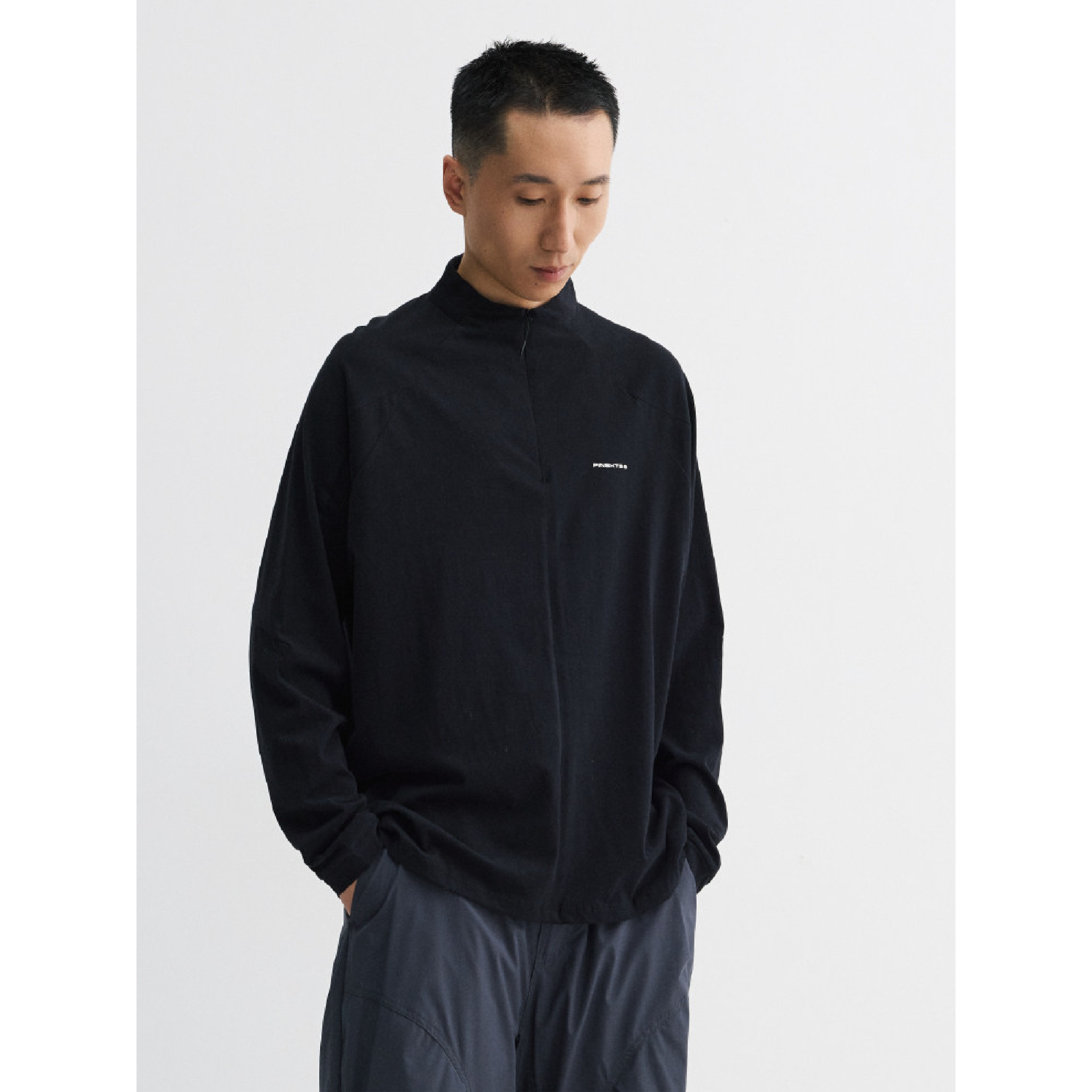 PIN SKTBS Supima® Half-Zip LS Tee 半襟 拉鍊 長袖Tee [P-T6026]