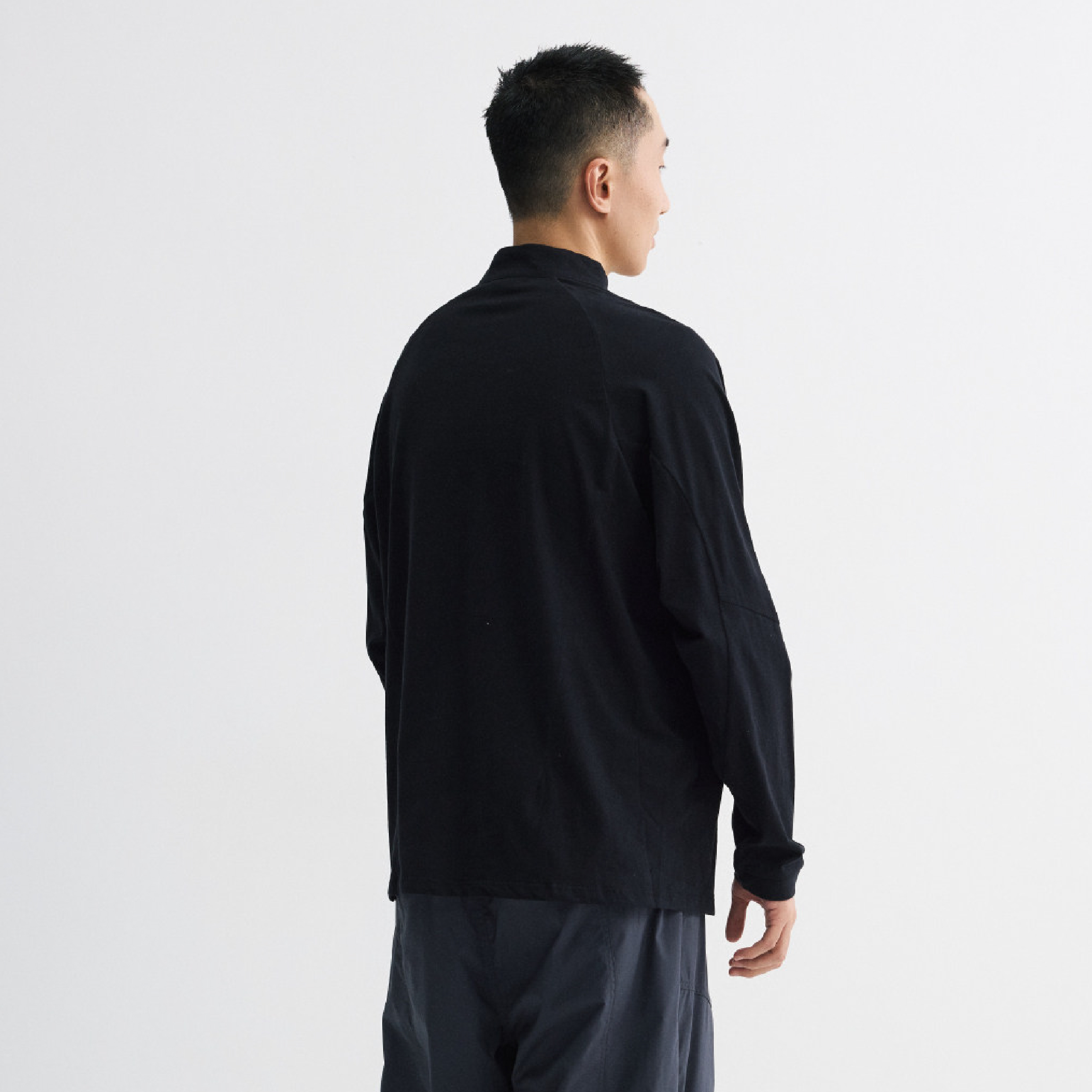 PIN SKTBS Supima® Half-Zip LS Tee 半襟 拉鍊 長袖Tee [P-T6026]
