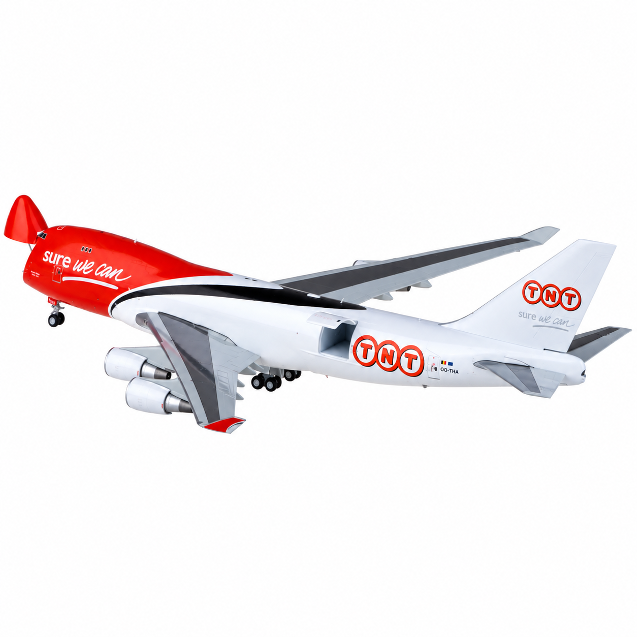 JC wings 1/200 荷蘭霍夫多普TNT快遞 波音747-400F OO-THA 標準塗裝