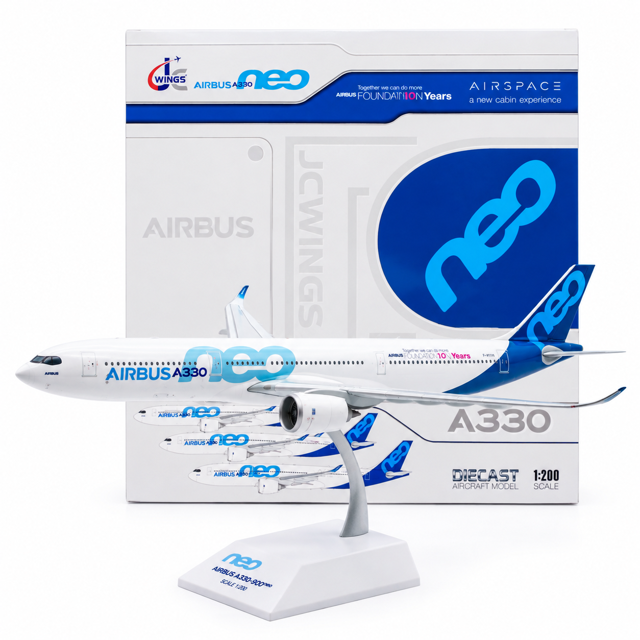 JC wings 1/200 空中巴士原廠A330-900neo F-WTTN FOUNDATION 特殊塗裝