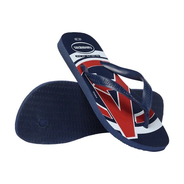 哈瓦仕 HAVAIANAS TOP MARVEL LOGOMANIA 海軍藍 漫威 美國隊長 盾牌 防水 防滑 夾腳 人字拖 拖鞋【4146953-9380U】