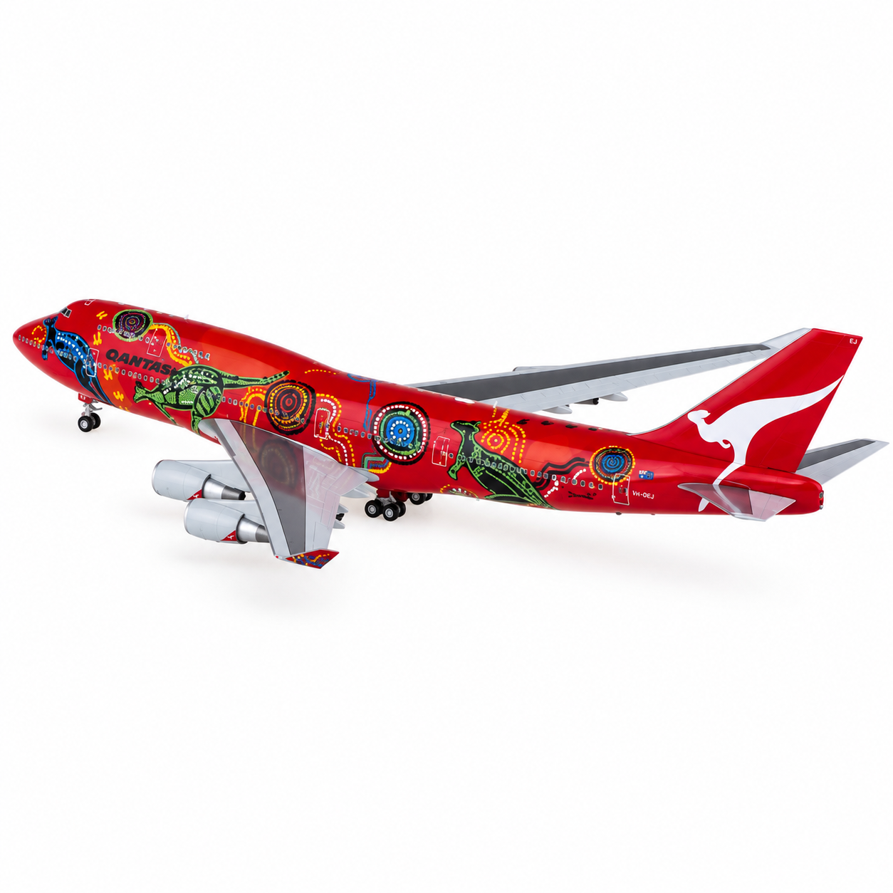 JC wings 1/200 澳洲航空 波音747-400 VH-OEJ 袋鼠之夢彩繪