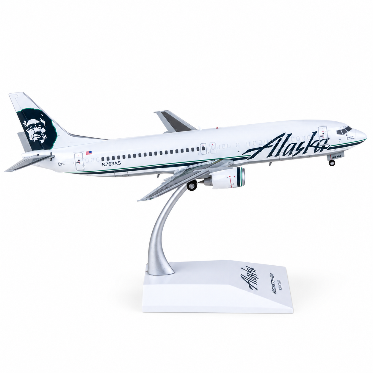 JC wings 1/200 阿拉斯加航空 波音737-400C N763AS 客貨混合型 舊標準塗裝
