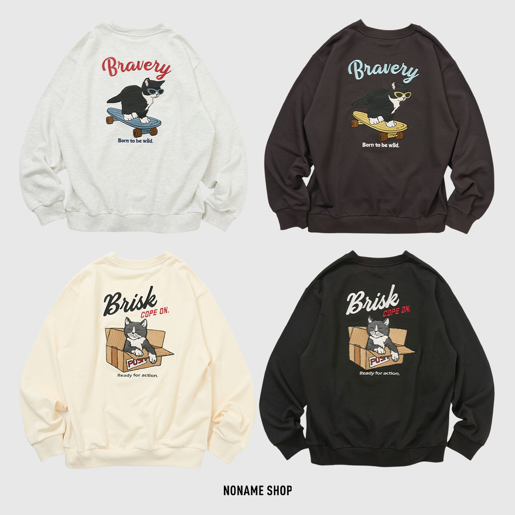 FREAK'S STORE 別注款 BOX 貓咪 大學TEE 三色 (男款)