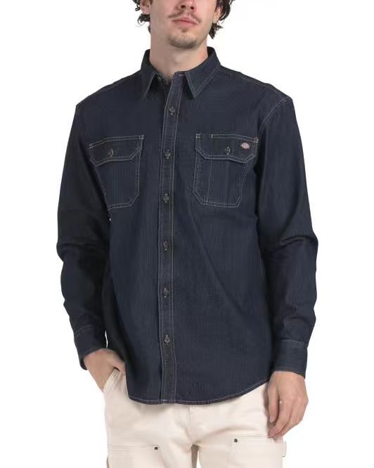 【預購】DICKIES N101324 男裝長袖牛仔襯衫