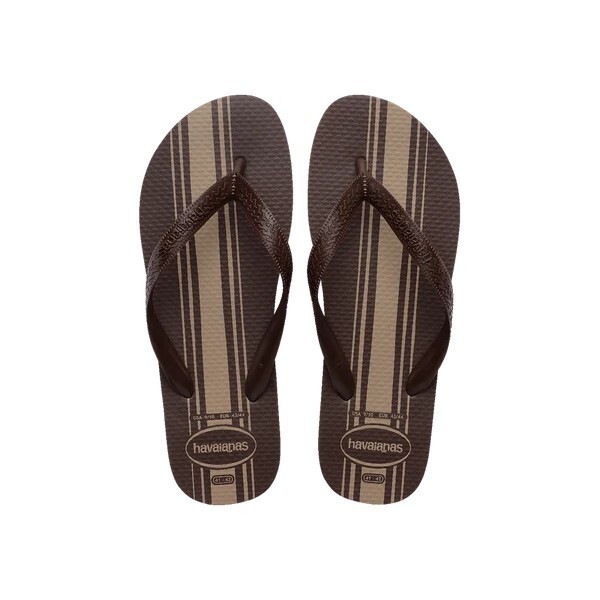 哈瓦仕 HAVAIANAS COLOR ESSENTIAL 藍色 黑色 咖啡色 條紋 線條 防水 防滑 夾腳 人字拖 拖鞋【4148587】