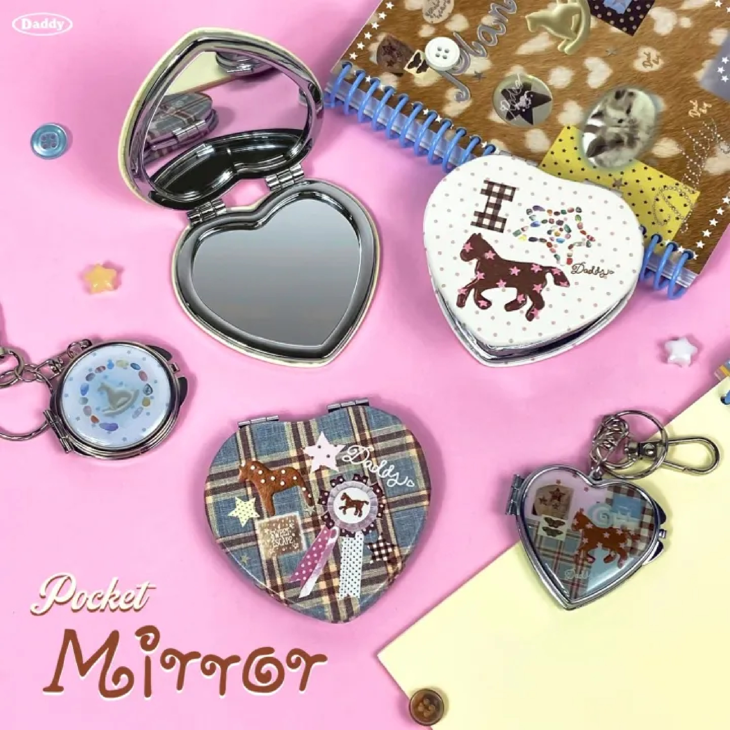 DADDY CLUB Sweet Escape Mirror Keychain