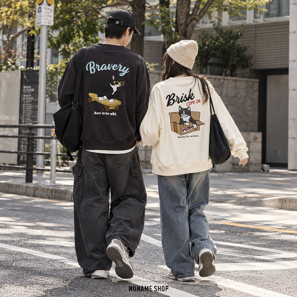 FREAK'S STORE 別注款 BOX 貓咪 大學TEE 三色 (男款)