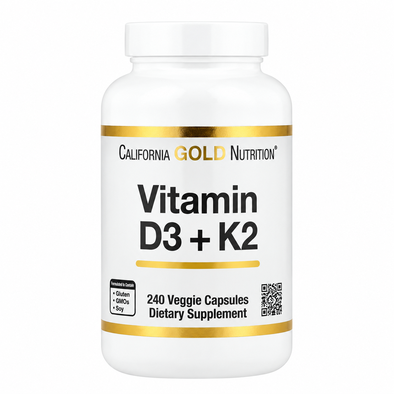【iHerb】任兩件免運 CGN GOLD 維生素 Vitamin D3+K2 240粒