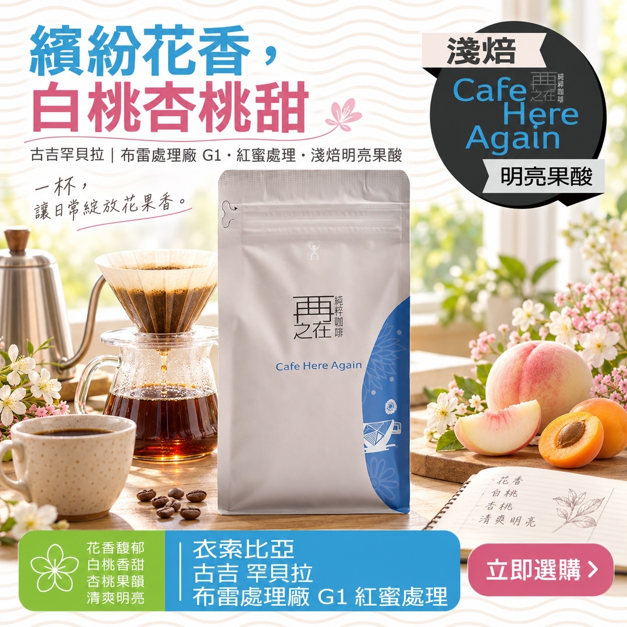 衣索比亞 谷吉 罕貝拉 布雷處理廠 G1 紅蜜處理