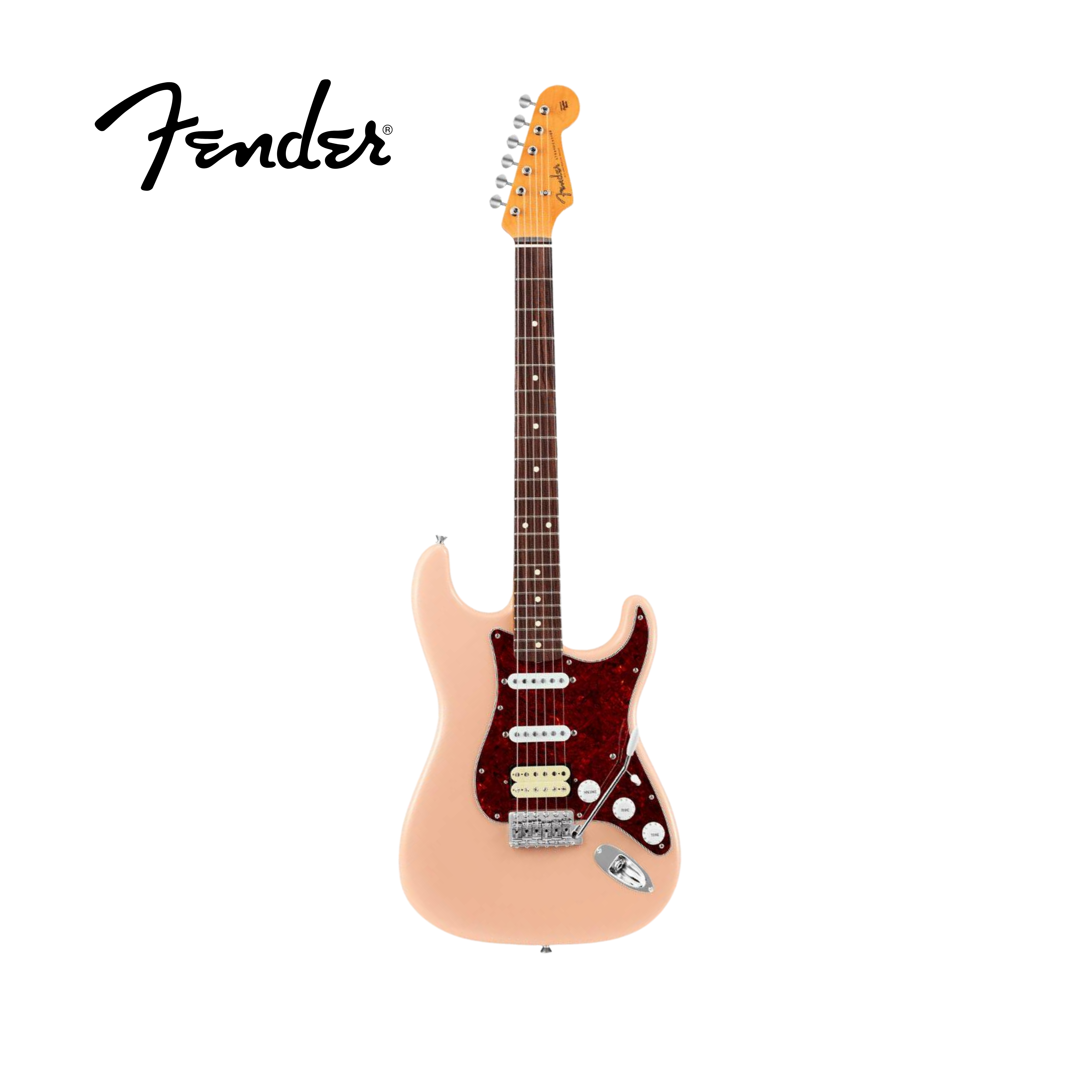 Fender Li Ronghao Stratocaster HHS 李榮浩簽名款 粉紅色 玳瑁護板 電吉他