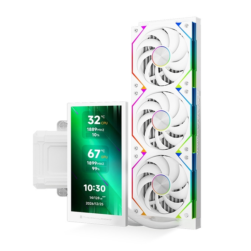Thermalright Dynamic Vision 360 ARGB 水冷散熱器-黑/白