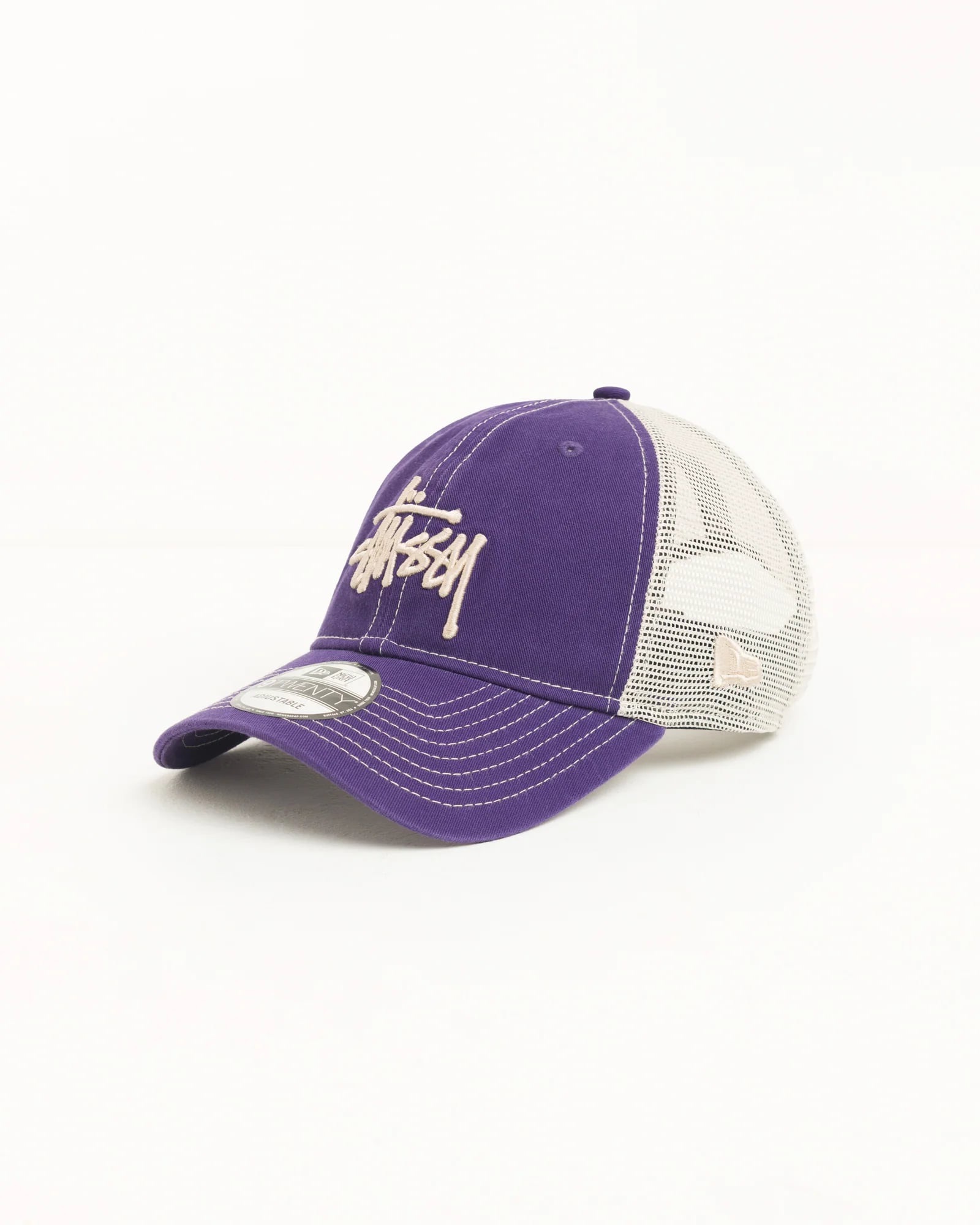 #代購 STUSSY x NEW ERA 9TWENTY WASHED BASIC TRUCKER 水洗復古網帽 卡車帽 刺繡LOGO老帽 九色