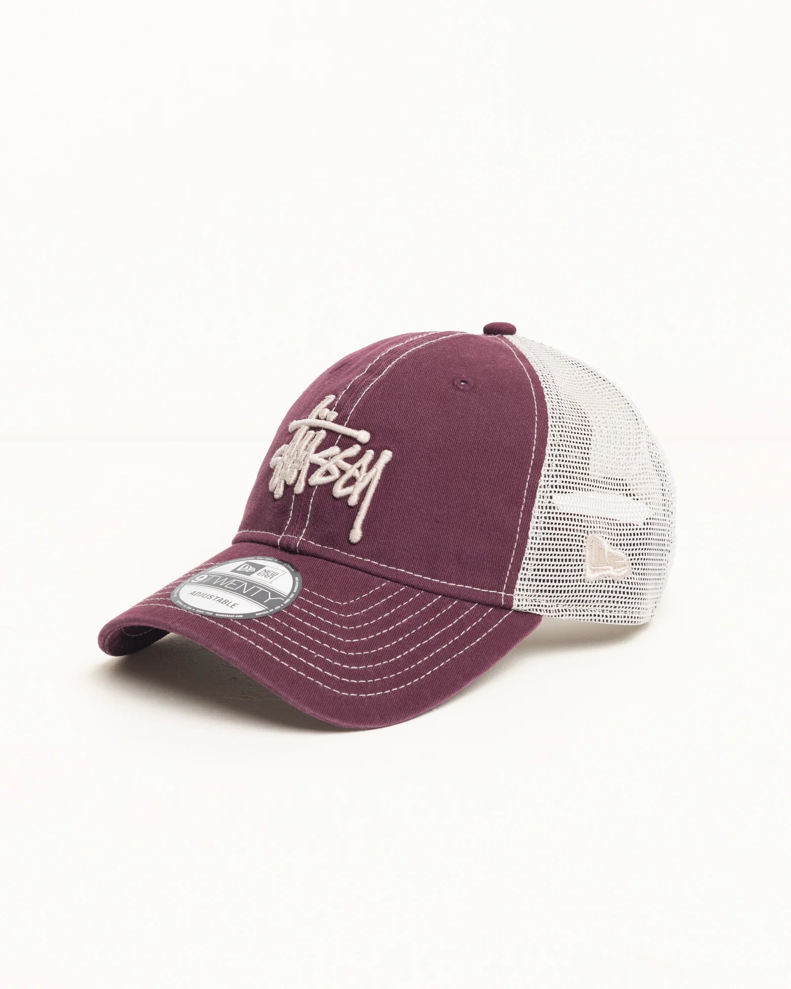 #代購 STUSSY x NEW ERA 9TWENTY WASHED BASIC TRUCKER 水洗復古網帽 卡車帽 刺繡LOGO老帽 九色