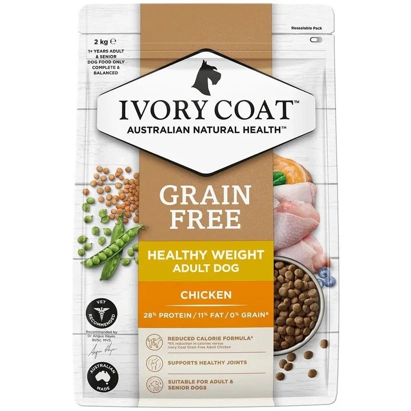 Ivory Coat Chicken Healthy Weight Grain Free Adult/Senior Dog 13kg