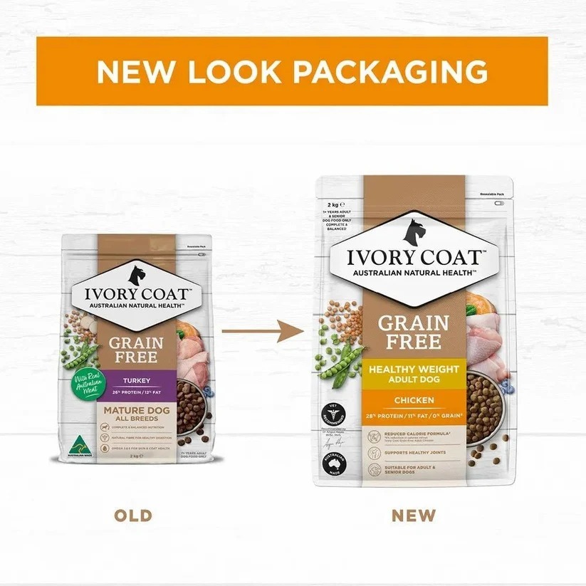 Ivory Coat Chicken Healthy Weight Grain Free Adult/Senior Dog 13kg