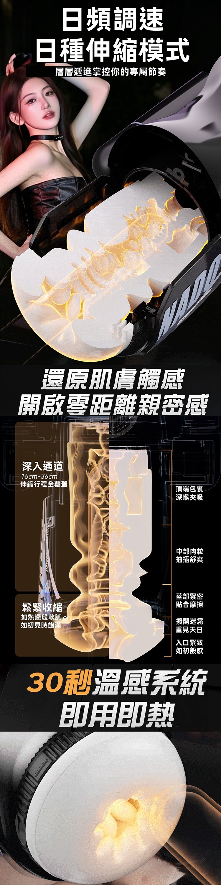 SVAKOM TORNADO 手機遙控 極速摩托 伸縮電動飛機杯 電動自慰器