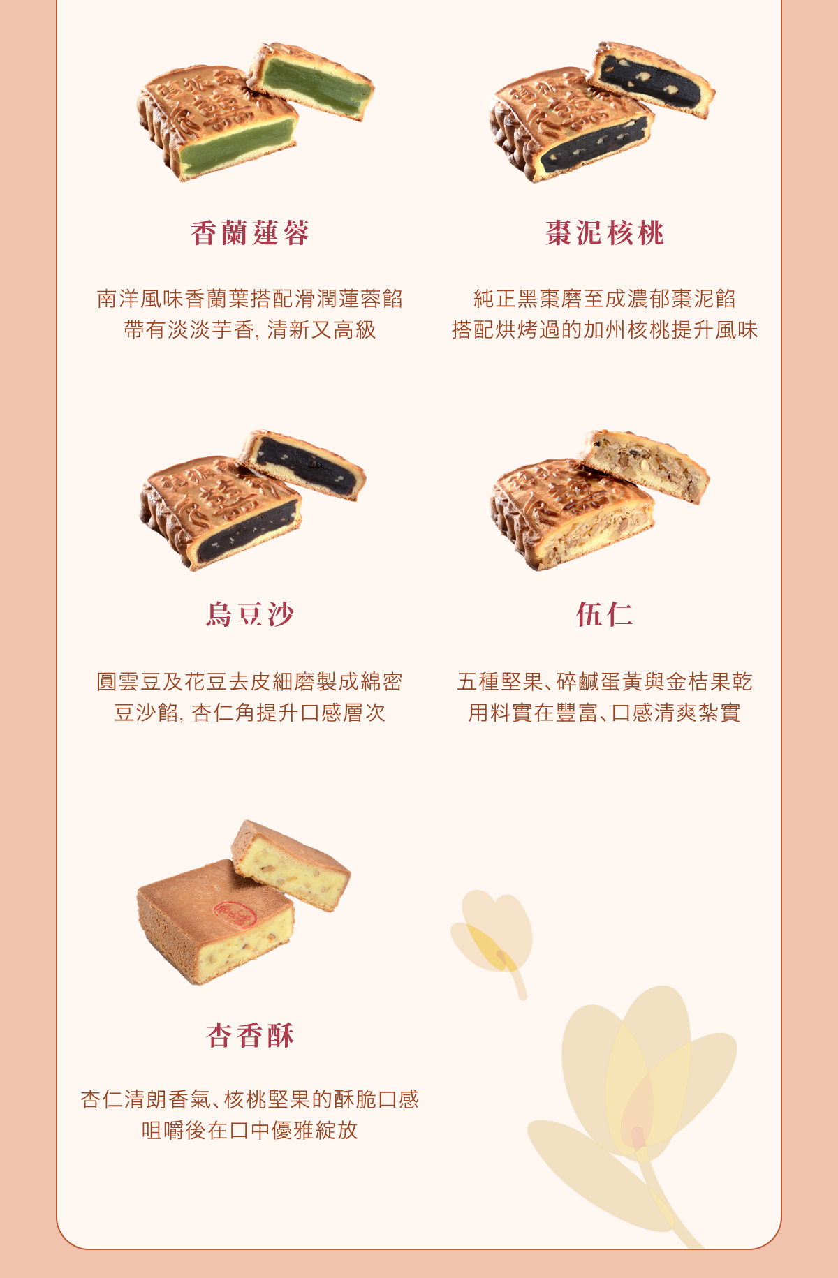雙囍禮盒口味介紹