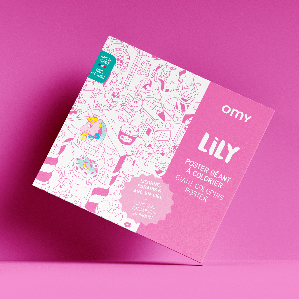 〖 OMY 〗獨角獸著色大海報