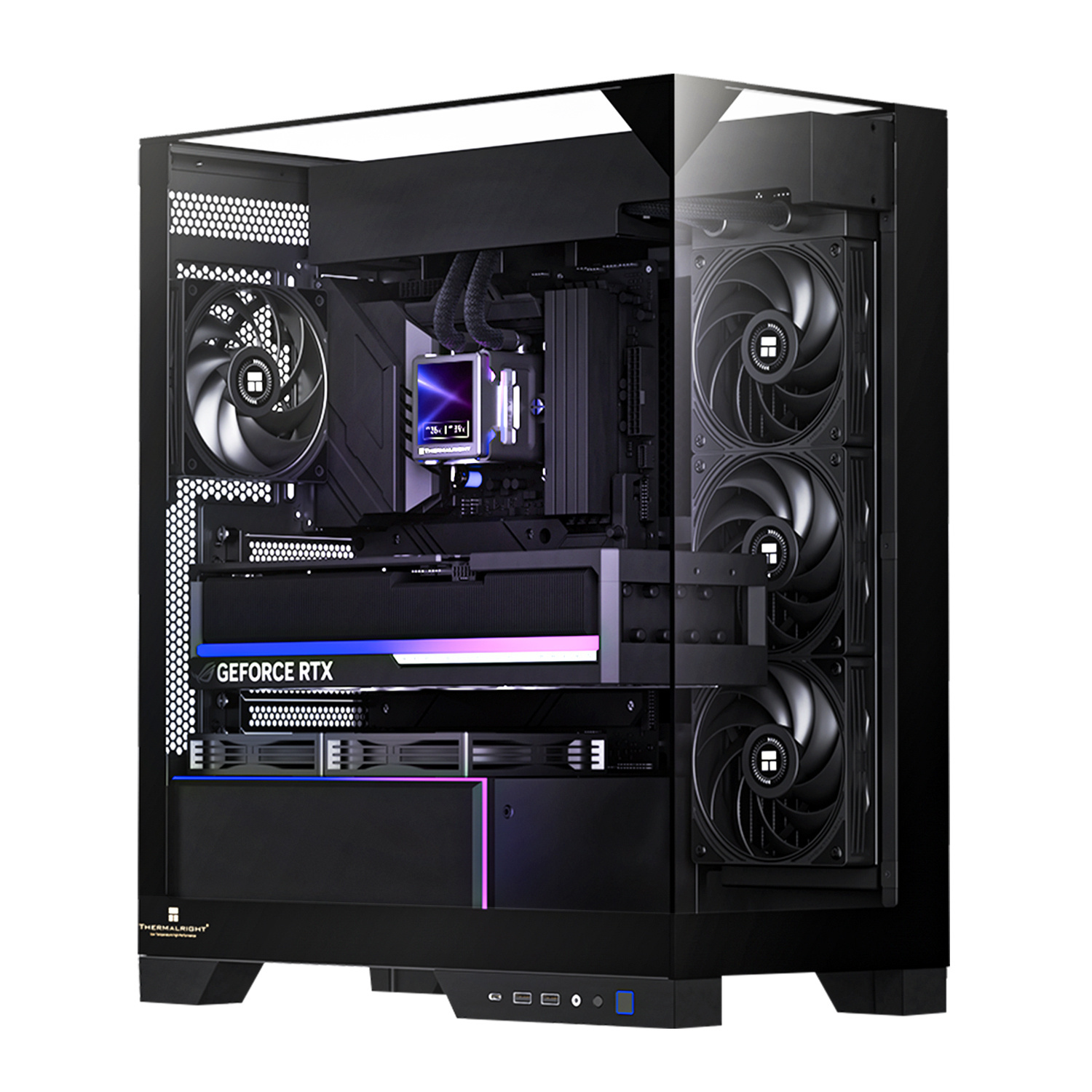 Thermalright A30 ARGB 電腦機箱 -黑/白