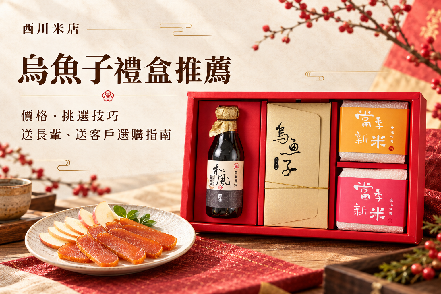烏魚子禮盒推薦|價格、挑選技巧與送長輩、送客戶選購指南