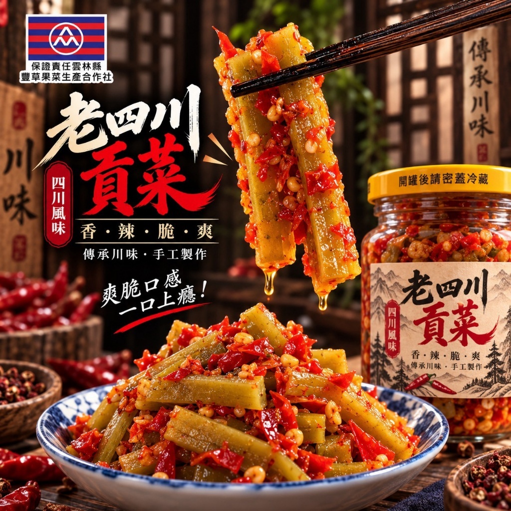 WSBB13055  老四川貢菜250g（12月上旬）